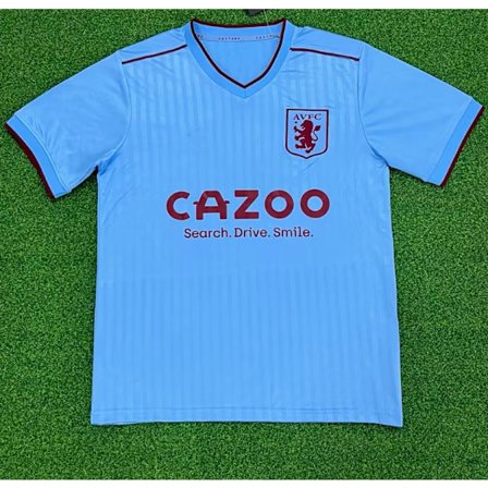 Ny Vintage Lyseblå Aston Villa Fotballtreningstrøye Vidic NR.15 Vidic NO.15