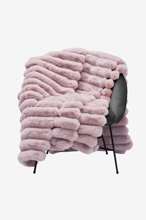 Skinnwille - Tæppe Liny - Rosa - Tæpper & plaider - 140X220 - Fra Homeroom