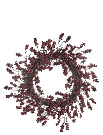 Berrie Wreath Home Decoration Christmas Decoration Christmas Accessories Röd Lene Bjerre