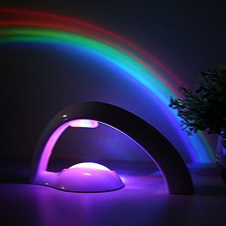 Mordely LED Rainbow Projector - Rainbow Projector LED Light Reflection - Rainbow Maker for Kids Gift