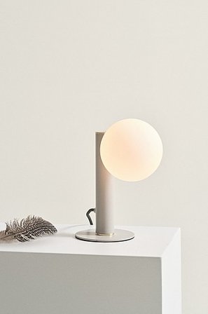 Jotex - Side Bordlampe Grå - ABBEY - Køb Bordlamper hos Jotex