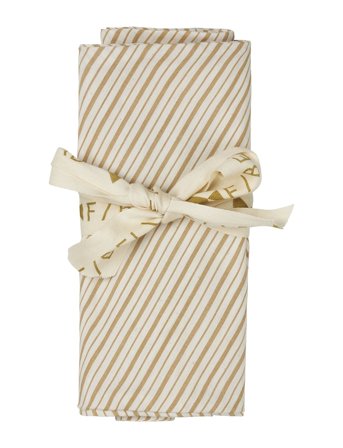 Fabelab | Nursing Pillow Cover - Caramel Stripes | ONE SIZE