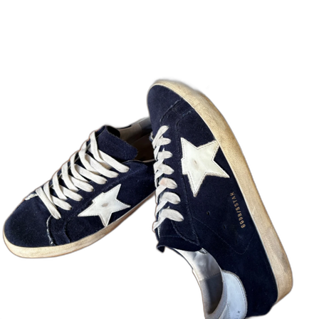 Marinblå Golden goose sneakers