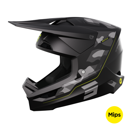 Crosshjelm Shot Race Neongult XL