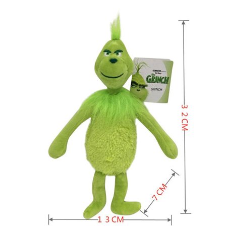 1 stk Julenissen Grinch Grinch bamse grønn monster Grinch barnetegneserie dukke dukke
