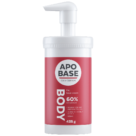 Apobase fet krem 60% med pumpe 435 g