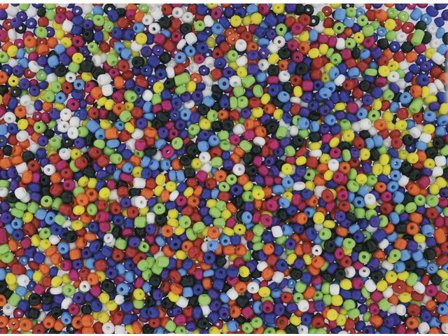 Glaspärlor rocailles 500g - Lyreco - Skola och förskola - Hobbymaterial - Pärlor