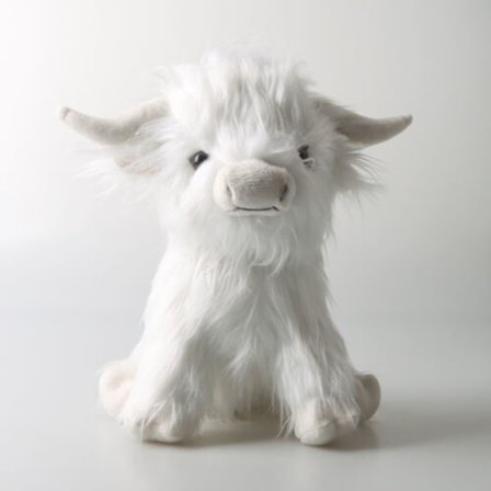 25 cm Highland Cow myk plysj skotsk skotsk ku gave