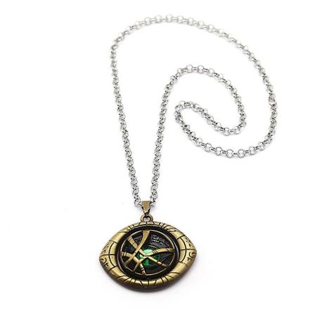 Doctor Strange Öga av Agamotto Halsband Retro Amulett Cosplay Prop Present