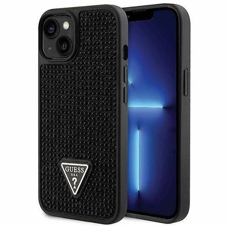 Guess Rhinestone Triangle Hardcase Case Cover till Apple iPhone 14 - Svart