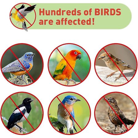 45m Anti-duv Fågelförskräckande Tejp Dubbelsidig