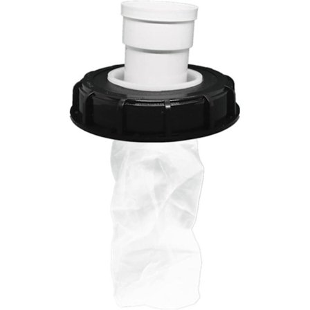 Ibc-kannen suodatin Sadeveden suodatin Pestävä nylonkansi 165mm 245mm Vesisuodatin Sadevesisäiliön lisävaruste (165mm, pystysuora)