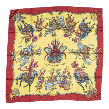 Hermès Vintage, Pre-owned Scarf Rood, Dames, Maat:ONE Size