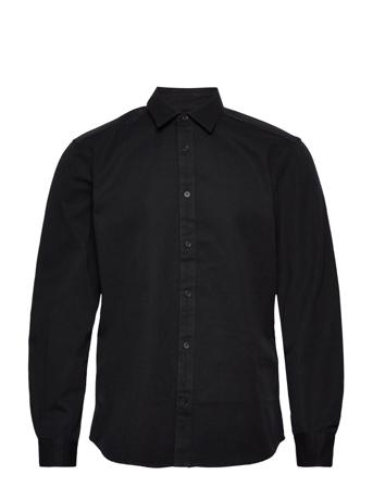 Onswes Reg Tc Twill Ls Shirt Black ONLY & SONS