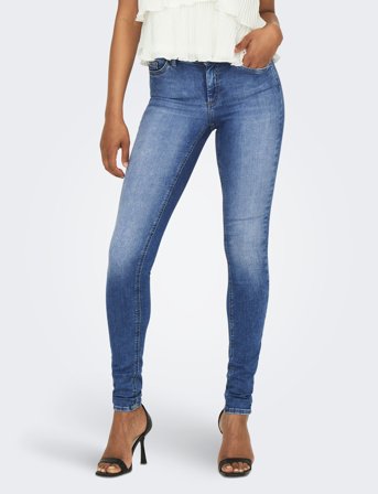 ONLY Onlblush Mid Skinny Dnm Rea12187 Noos - Blue - L x 30