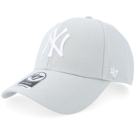 47 Brand - MLB Grå adjustable Keps - New York Yankees MVP Grey Adjustable @ Hatstore