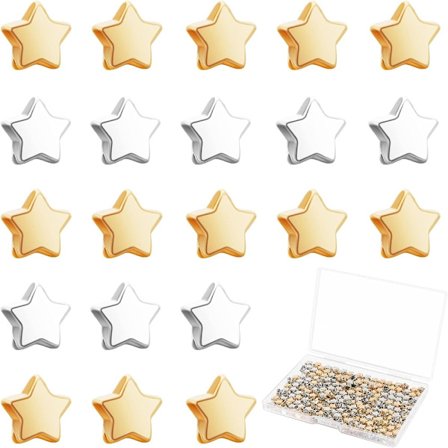 Stjerneperler Femspidsede perler Stjerneform Perle