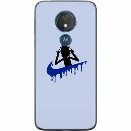 Motorola Moto G7 Power Genomskinligt Skal Nike