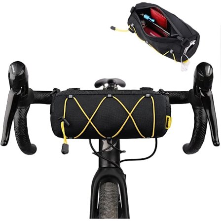 Svart + Gul - 1 stk, Styreveske - MTB-veske - Pro landeveissykkelveske