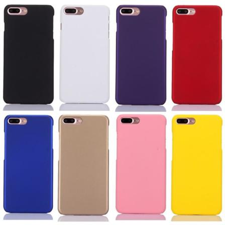 Iphone 7 Plus Ultratunn Gummibelagd Mattsvart Skal Svart