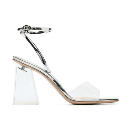 Gianvito Rossi, Gianvito Rossi Sandals Grey Grijs, Dames, Maat:36 EU