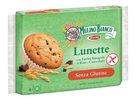 Mulino Bianco Lunette con Farina Integrale di Riso e Gocce di