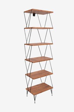 Hanah Home - Bokhylla Balaban - Furu - Brun - Bokhyllor - Från Homeroom