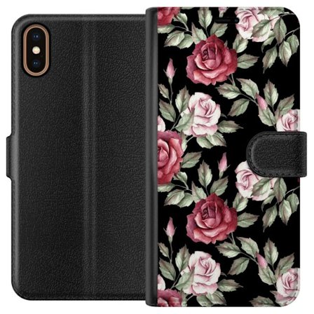 Apple iPhone X Lommeboketui Blomster