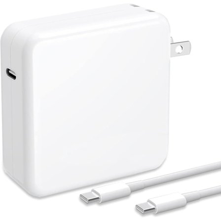 100W USB C Hurtigoplader Kompatibel med Mac Book Pro 16/15/14/13 Tommer, Mac Book Air 13 Tommer, iPad Pro 2021/2020/2019/2018 Strømadapter til Alle 