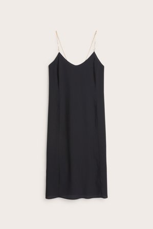 Kappahl | Kjole med kjedestropper | Svart