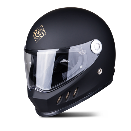 Ride&Sons Punch Integralhjälm Mattsvart XS