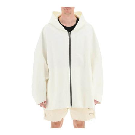 Rick Owens, Jackets Wit, Heren, Maat:M,Katoen