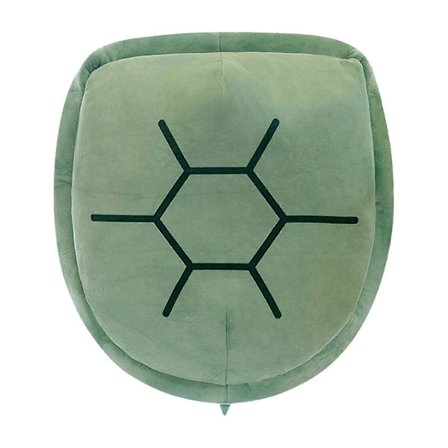 24 tommer Bærbar Skildpaddeskal Puder, Skildpadde Plys Pude Skildpaddeskal Udklædning Plys Legetøj Sjov Udklædning, Kreative Gaver til Drenge og G