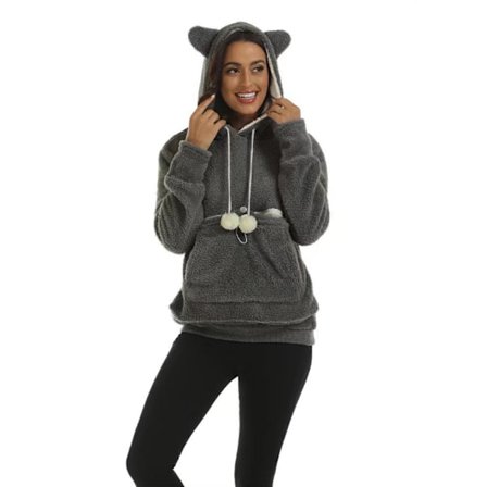 Fuzzy Hoodies Pullover Hoodie dam