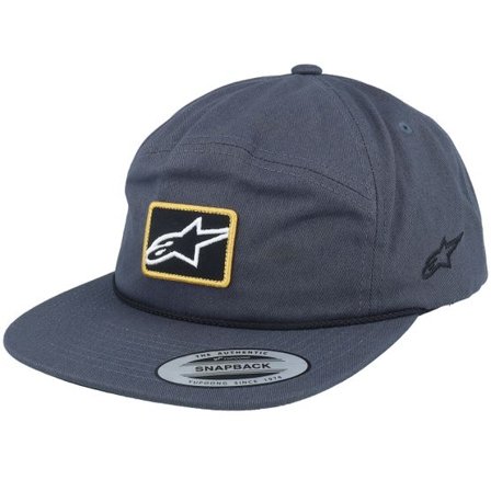 Alpinestars - Grå snapback Keps - Port Hat 18 Charcoal Snapback @ Hatstore