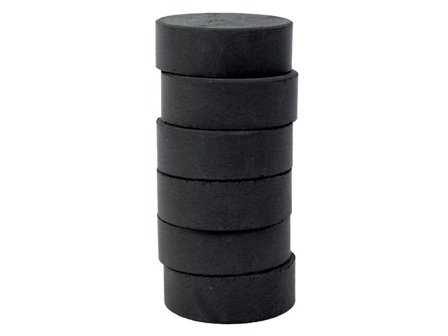 PLAYBOX Färgpuckar 57mm, svart 6/fp - Lyreco - Skola och förskola - Målarfärg och tillbehör - Färgblock