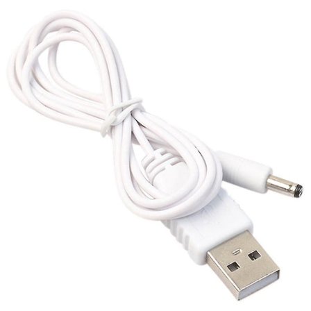 USB-ladekabel for Foreo Luna 3 ansiktsrensebørste, hvit