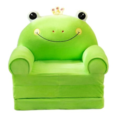 Børne Sofa Toddler Stol Konvertibel Sofa til Lounger 2 i 1 Tegneserie Toddler Sofa Fold Ud til Hjemme Stue Legeværelse