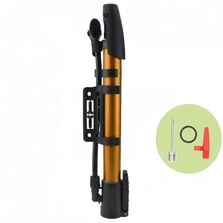 Mini Bike Pump Sykkel Dekk Inflator GULL