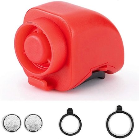 Sykkelutstyr Sykkelklokke Elektronisk Horn Elektronisk Høy Sykkelhorn Sykkelstyre Sykkel B