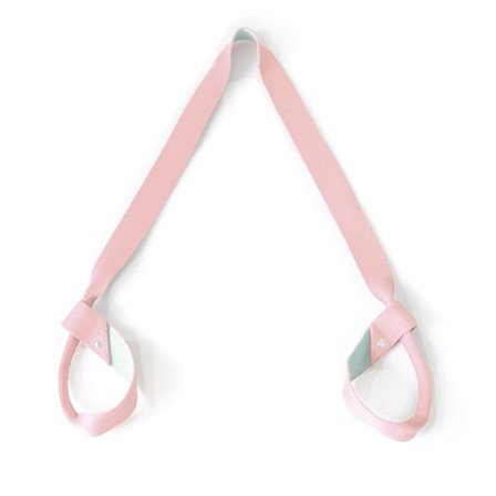 Yogamattbälte Bärrem Yogamattsele Slinge, Hållbar Justerbar tvåfärgad puder