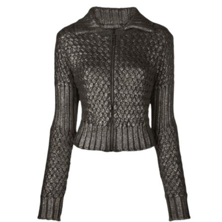 Alberta Ferretti, Cardigans Grijs, Dames, Maat:M