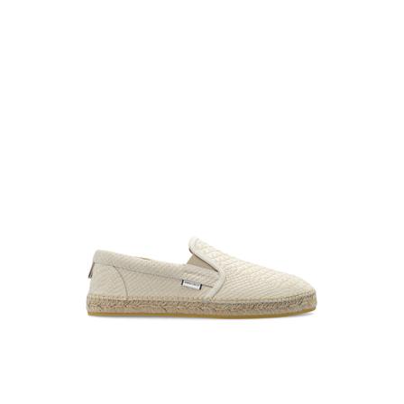 Jimmy Choo Vlad leather espadrilles , Beige , Heren , Maat: 40 EU