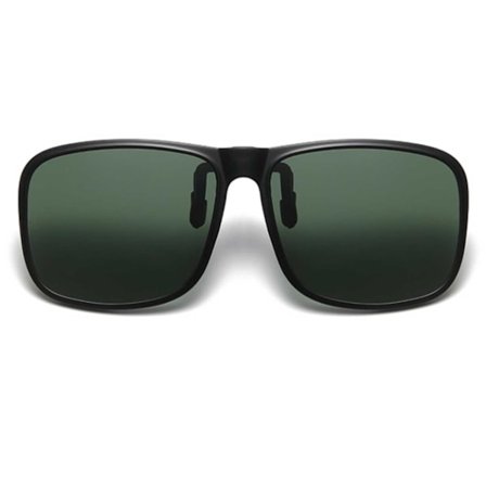 Uppfällbara Solglasögon Clip-On Grön