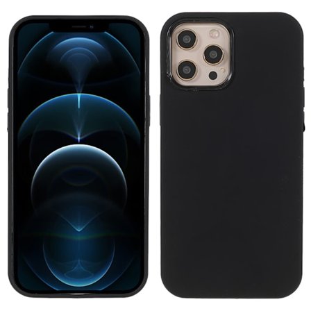 IPhone 12- 12 Pro silicone case - Black