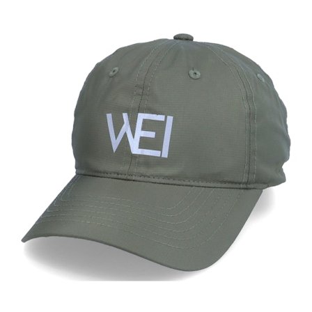 Wei - Green unconstructed Czapka Z Daszkiem - Waris Olive Athletic Cap @ Hatstore