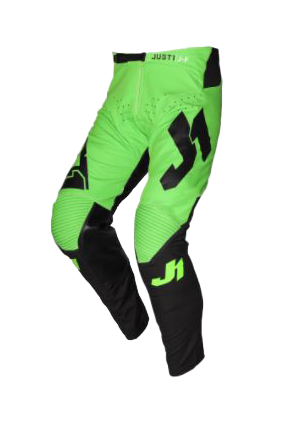 Pantaloni Cross Bambino Just1 J-Flex Aria Fluo-Verde-Nero 20