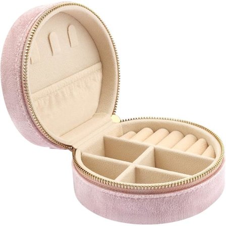 Mini Samettimatka-Korurasia, Matkakorurasia Järjestäjä, Pieni Korujärjestäjä Säilytys Renkaille Korvakoruille Kaulakoruille Rannekkeille