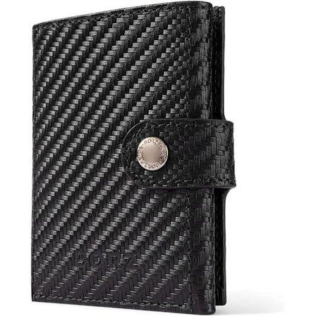 Smart Wallet Läder Svart BORZ