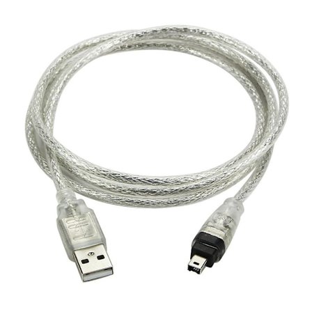 sysy Kabel USB HANE till Firewire-kontakt till Mini 4-stifts till Firewire-adapter för kringutrustning som A [DB]